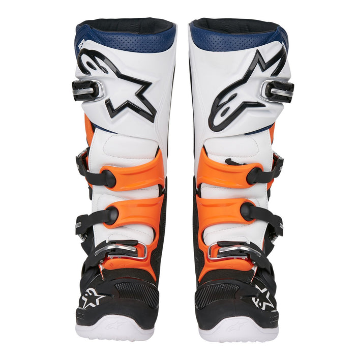 Alpinestars 2012014-1427-12 Men's Tech 7 Boots (Black/Orange/White, Size 12)