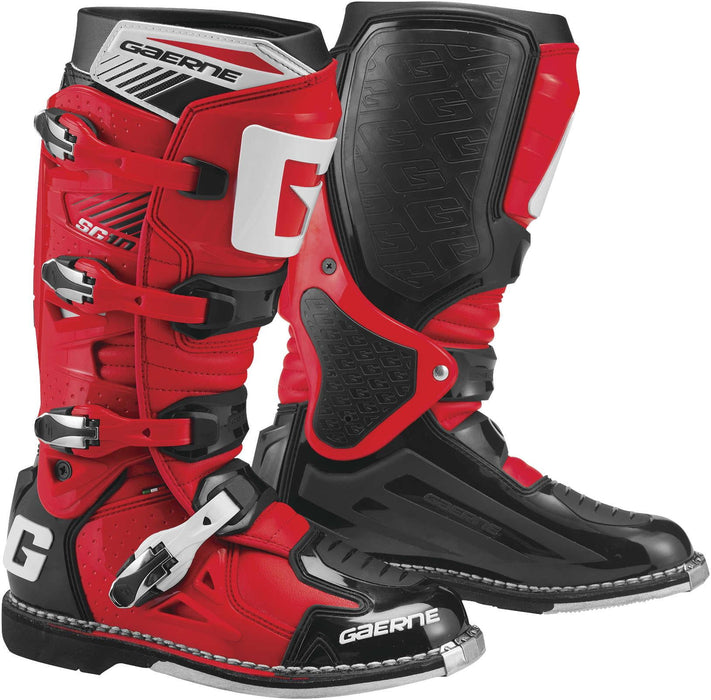 Gaerne SG-10 Mens MX Offroad Boots Red/Black 9 USA