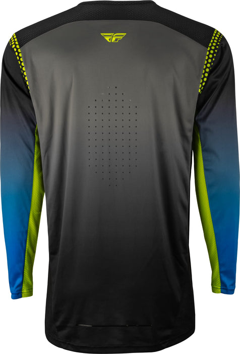Fly Racing 2023 Adult Lite Jersey (Grey/Blue/Hi-Vis, Small) 376-722S
