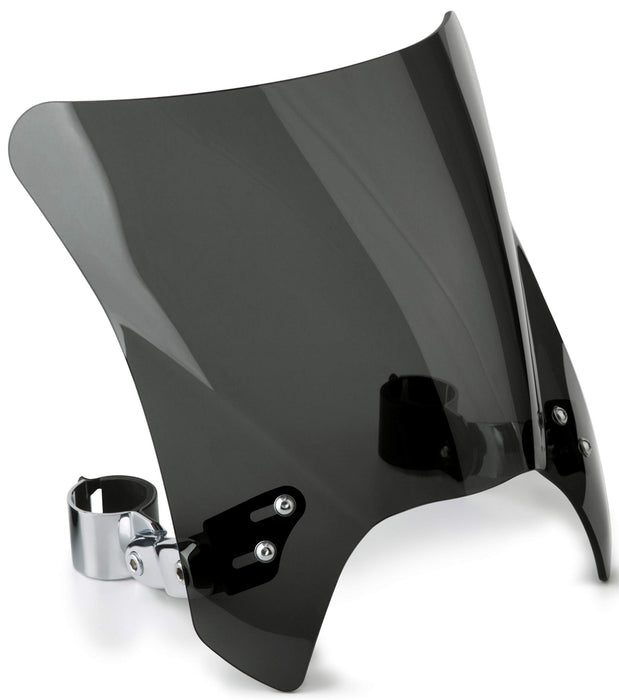 National Cycle Mohawk™ Windshld Straight Bracket Dark Tint, Chrome, Up To 43Mm N2831-001