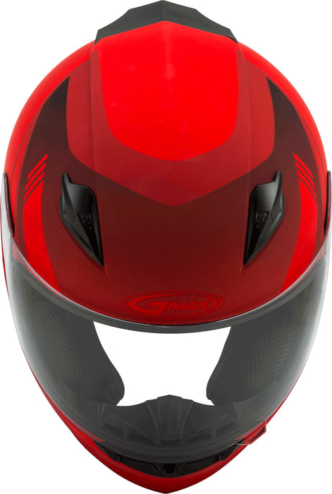 Gmax Ff-49 Full-Face Street Helmet (Matte Red/Black, Xx-Large) G1494038