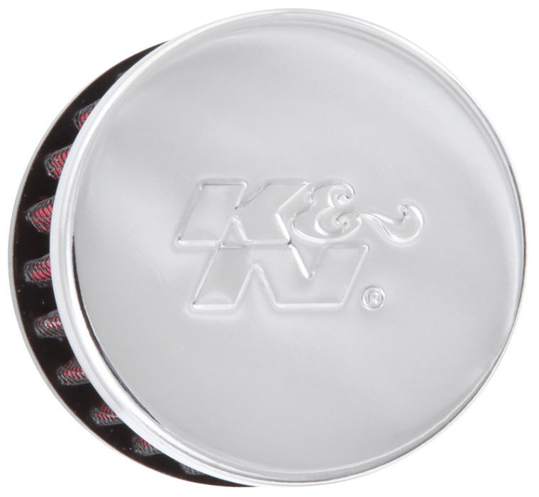 K&N Vent Air Filter/ Breather: High Performance, Premium, Washable, Replacement Engine Filter: Flange Diameter: 0.375 In, Filter Height: 1.5 In, Flange Length: 0.4375 In, Shape: Breather, 62-1320