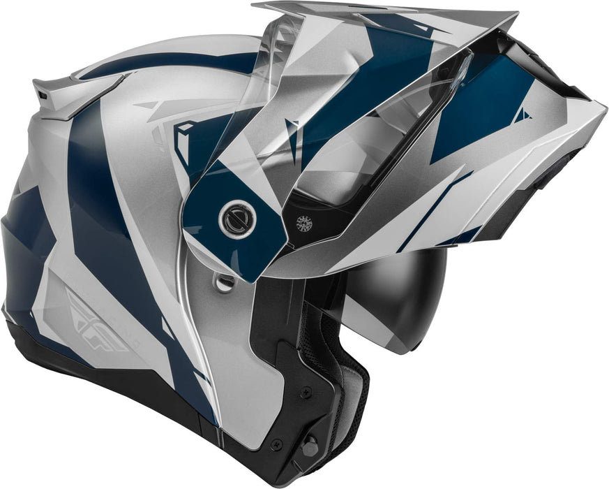 Fly Racing Odyssey Modular Helmet (Navy/Grey/White, Small)