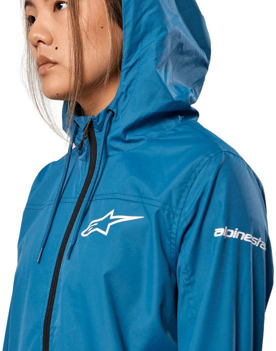 Alpinestars Women's Treq Windbreaker (SMALL) (BLUE)