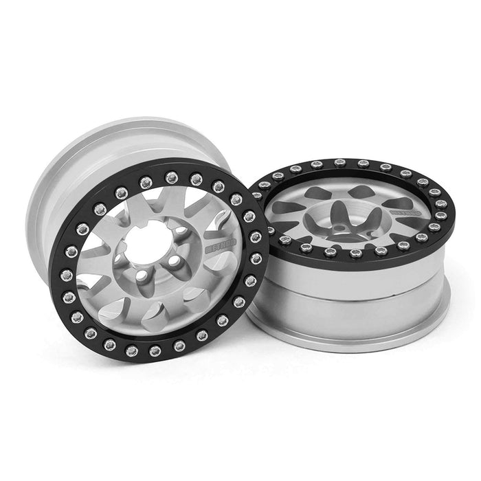Vanquish Products 1/10 Method 101 V2 1.9 Race Crawler Wheels 12Mm Hex Clear Anodized 2 Vps07757 VPS07757
