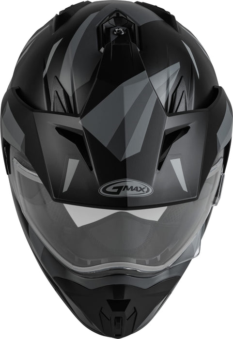 Gmax A2114076 Gm-11S Ripcord Adventure Snow Helmet Matte Black/Grey Lg