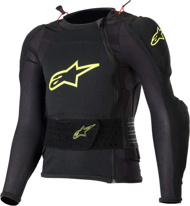 Alpinestars 6545620-155-S/M Bionic Youth Protection L/S Jacket Blk/Fluo Ylw Youth Sm