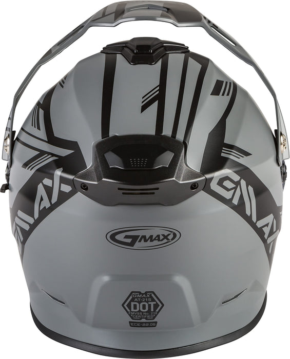 GMAX G2211502 Helmets, Matte Grey/Black,Large