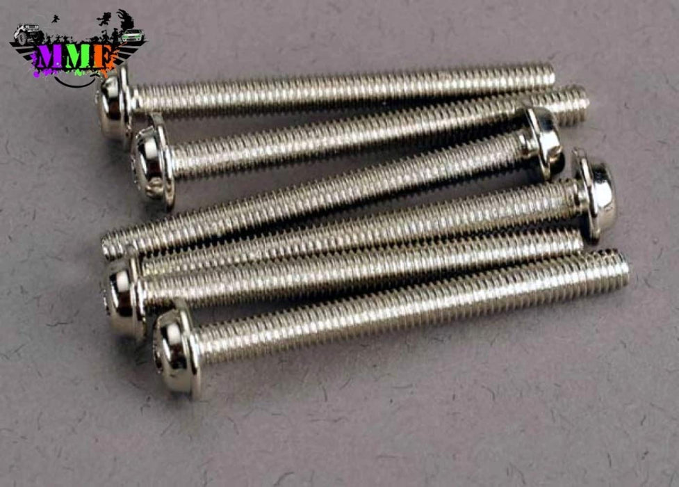 Traxxas TRA3196 Screws 3x30mm washerhead Machine (6)