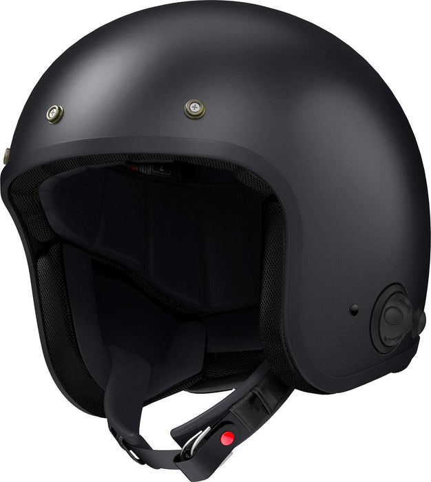 Sena Men's Open Face Helmet, DOT Approved (Matte Black, X-Small)