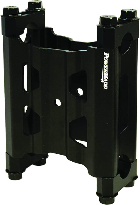 Powermadd "Wide Pivot Riser 4"" (With Clamps & Bolts)", Black 45840