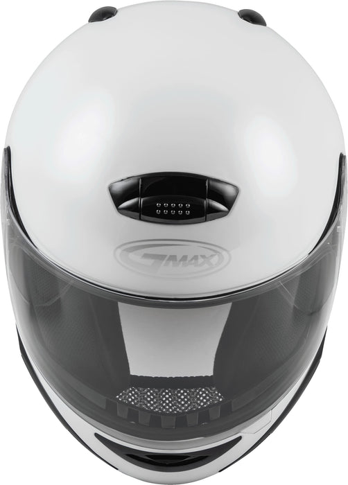 Gmax Gm-38 Full-Face Street Helmet (White, X-Small) G138013