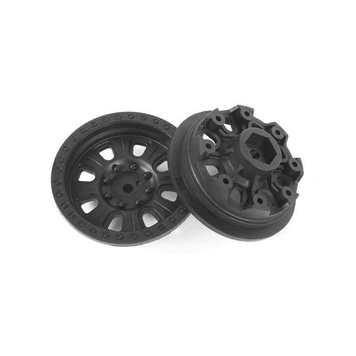 Axial 1.9 3pc. Raceline Monster Beadlock Wheels Blk 2 AXI43004 Elec Car/Truck Replacement Parts