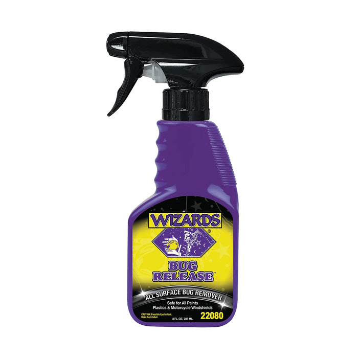 Wizards Presoak Bug Release for Motorcycles - Easy-to-Use Effective Dirt Removal Spray - Spot Cleaner for Motorcycles & All Surfaces - 8 fl oz