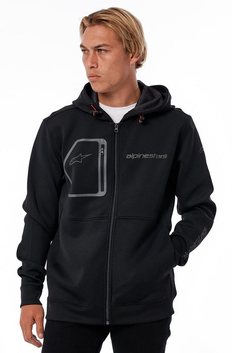 Alpinestars Convex Mens Zip Up Hoody Black MD