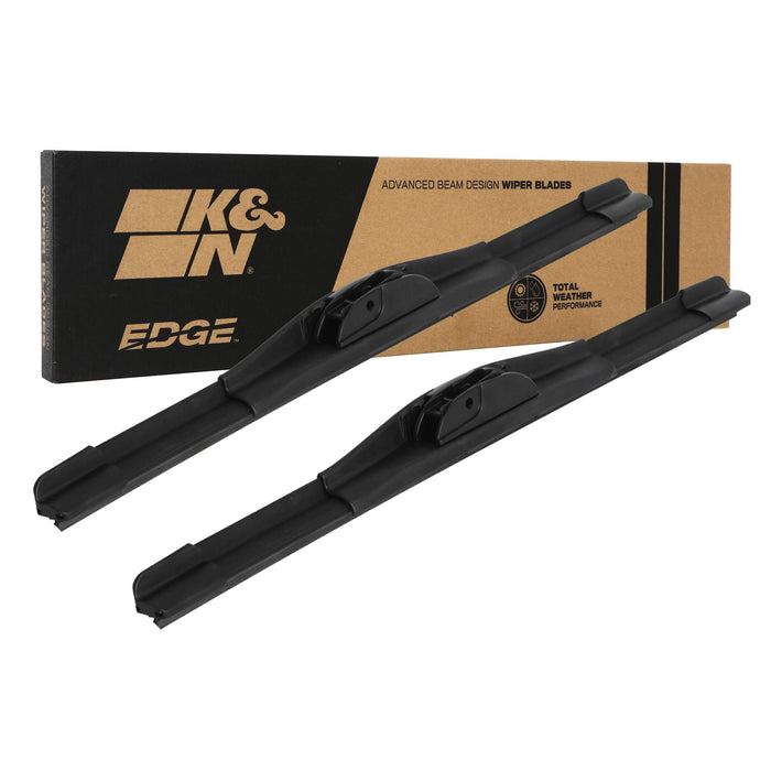 K&N Edge Wiper Blades: All Weather Performance, Superior Windshield Contact, Streak-Free Wipe Technology: 26" + 14" (Pack Of 2) 92-2614