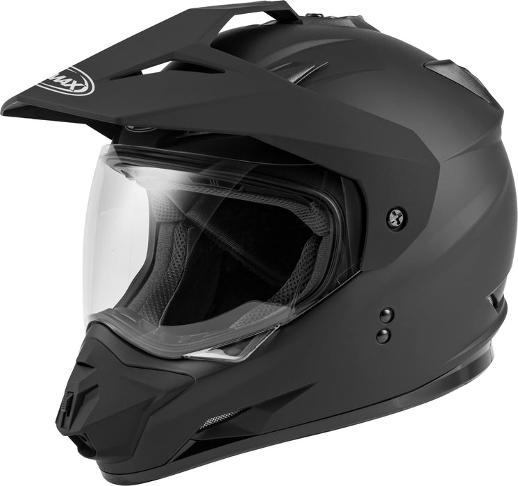 GMAX GM-11 Adult Dual-Sport Helmet for Riding Motorcycles, ATV? UTV? Snowmobiles and More (Matte Black, Small)