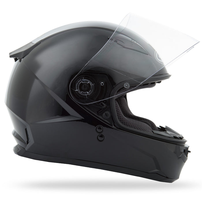 GMAX GM-49Y Youth Full-Face Street Motorcycle Helmet - Black/Large