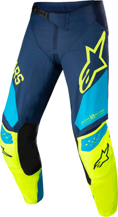 Alpinestars Techstar Factory Pants Drk Blu/Ylw Fluo/Blu Neo Sz 36 482-970536