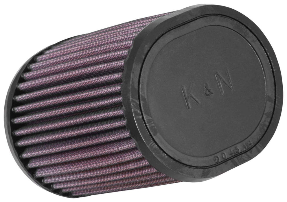 K&N Universal Clamp-On Air Filter: High Performance, Premium, Washable, Replacement Engine Filter: Flange Diameter: 2.4375 In, Filter Height: 5 In, Flange Length: 1.25 In, Shape: Oval, Ru-1370 RU-1370