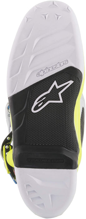 Alpinestars 2012014-5277-16 Tech 7 Boots Yellow/White/Blue Sz 16