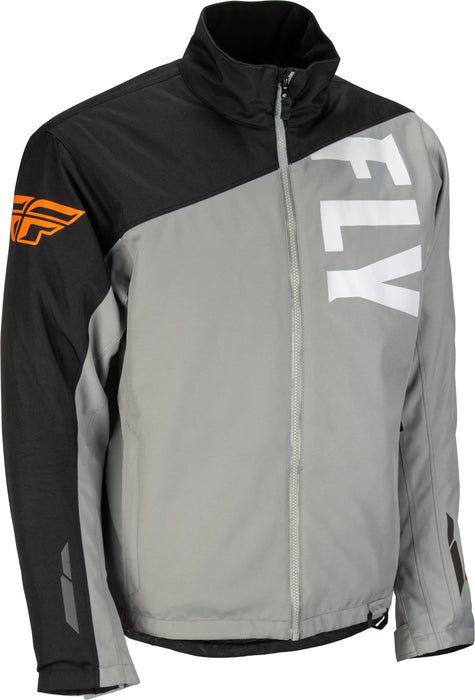 Fly Racing 2023 Aurora Jacket (Grey/Black/Orange, 3X-Large)