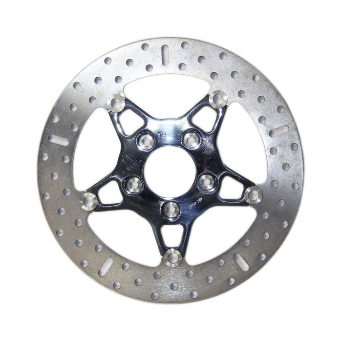 EBC Brakes FSD 5-Button Front Brake Rotor Wide - Polished Compatible for Harley-Davidson FXR 4 2000