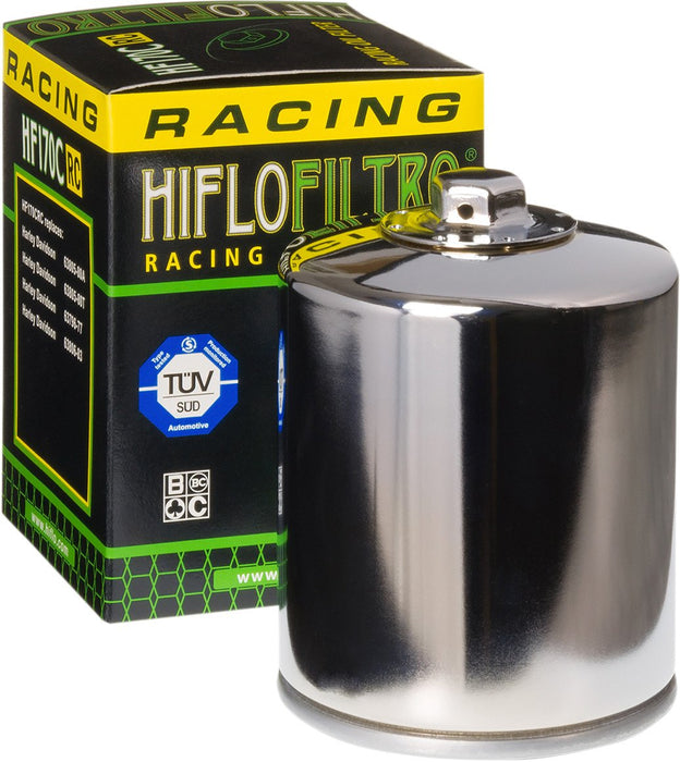 HiFloFiltro HF170CRC Chrome RC High Performance Premium Oil Filter, Single