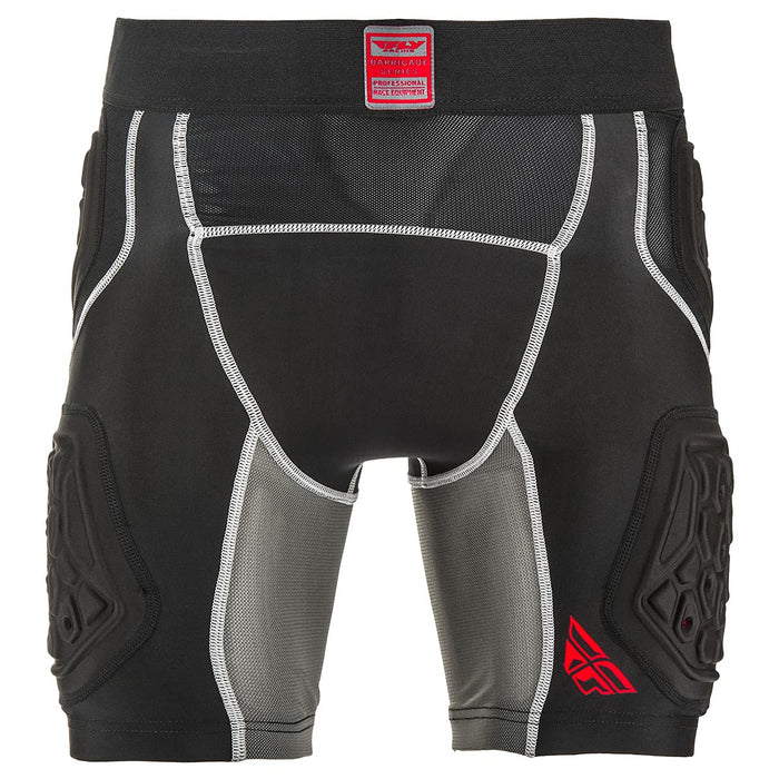 Fly Racing Barricade Compression Shorts (Black, Small)