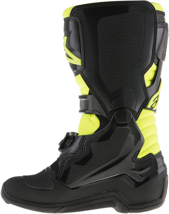 Alpinestars Unisex-Child Tech 7S Youth Boots (Black/Yellow, Size 7)