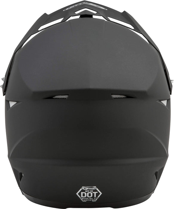 GMAX Full Face Off-Road Helmet - Matte Black (Youth Large)