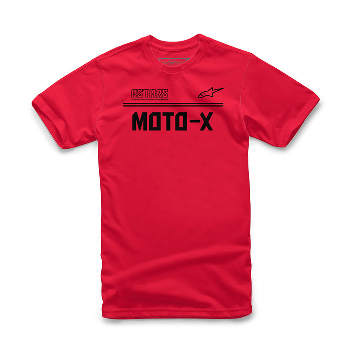 Alpinestars Astars Moto-X Tee Red/Black Md (1213-72024-3010-M)