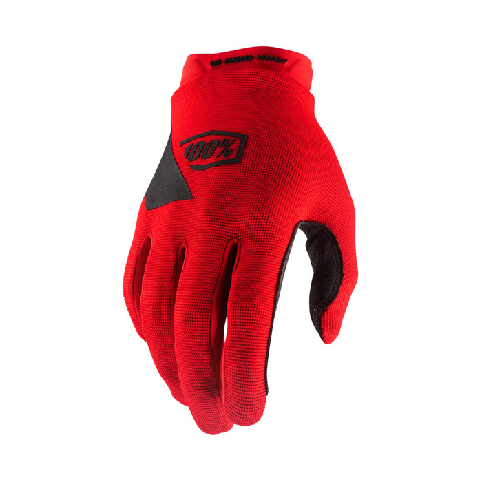 100% Ridecamp Youth Gloves Red Md 10012-00005