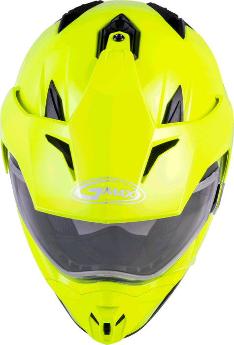 GMAX GM-11S Dual-Sport, Full-Face Snow Helmet, DOT-Approved (HI-VIS)