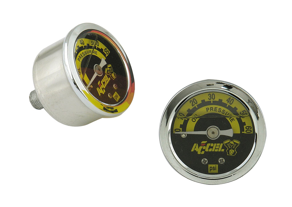 ACCEL 7121A Motorcycle Oil Pressure Gauge