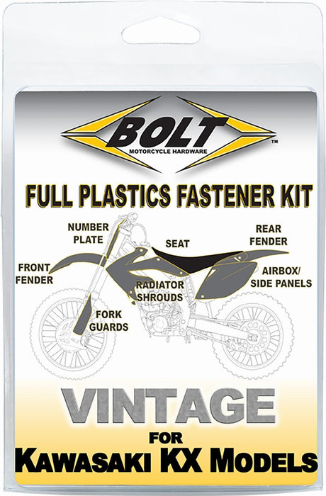 Bolt MC Hardware KAW-8804101 Kawasaki Body Work Fastener Kit