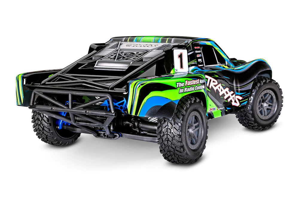 Traxxas TRA68154-4-GRN Slash 4X4 Brushless: 1/10 Scale 4WD Short Course Truck Green