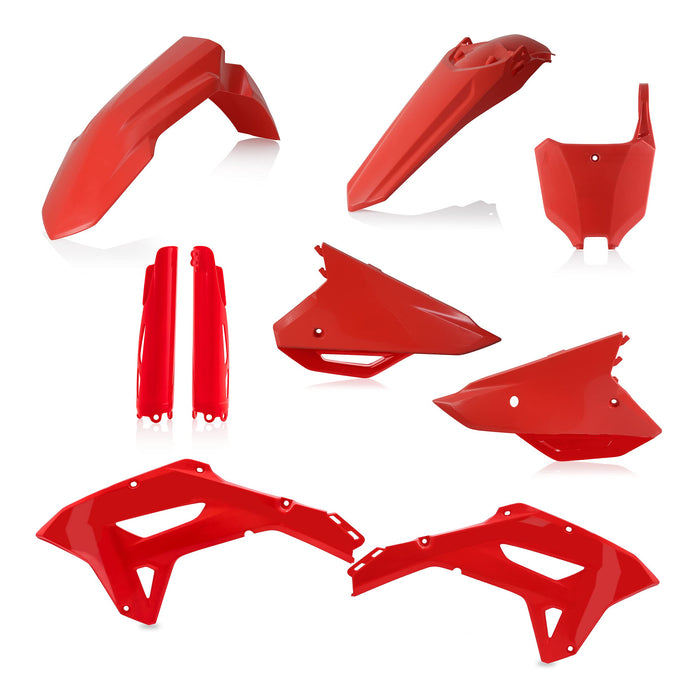 Acerbis Full Plastic Kits For Honda - Red (2861800227)