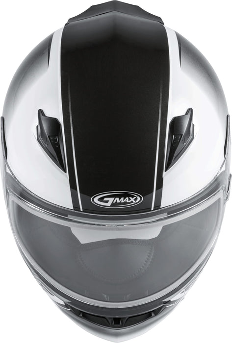 FF-49S Hail Snow Helmet W/ELEC Shield White/Black MD