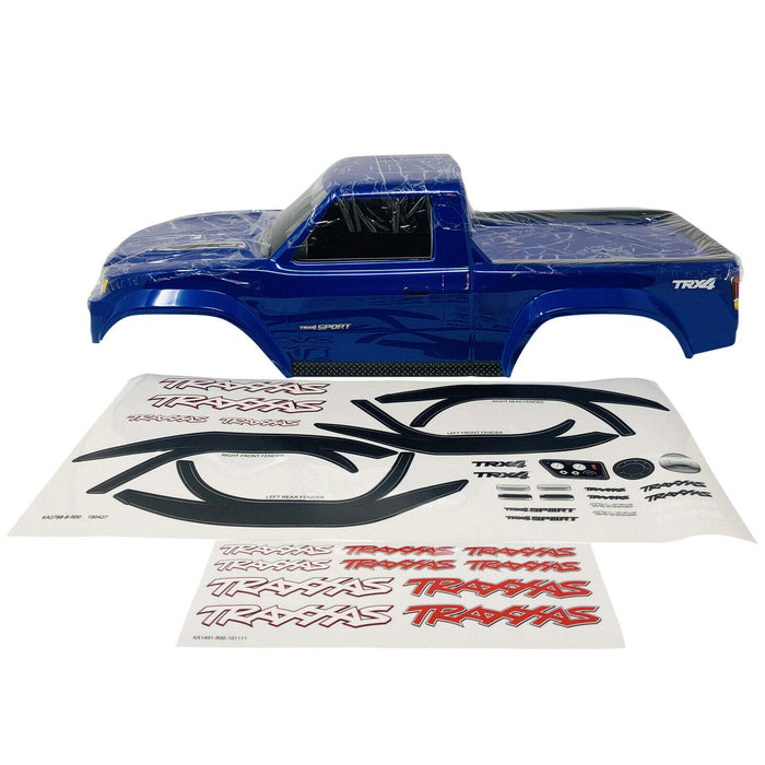 Traxxas 8111 Body (Clear Trimmed Requires Painting)/ Window masks TRX-4 Sport