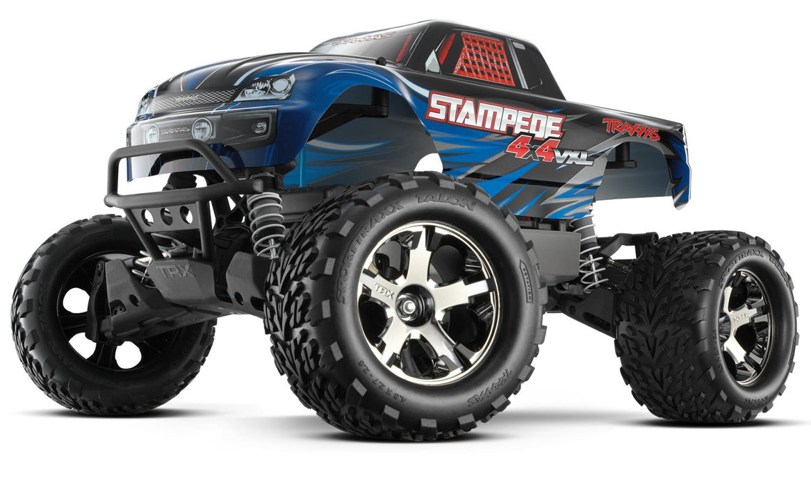 Traxxas 67086-4 Stampede 4X4 1/10 Monster Truck With Tqi 2.4Ghz Radio/Tsm, Blue 67086-4-BLUE