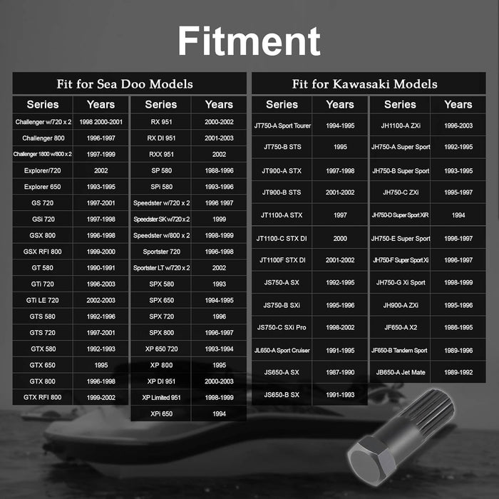 Impeller Removal Install Installation Tool for SeaDoo Kawasaki 2-Stroke