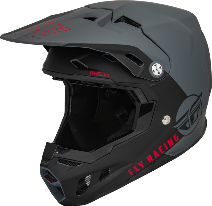 Fly Racing 2023 Adult Formula CC Driver Helmet (Matte Grey/Black, XX-Large)