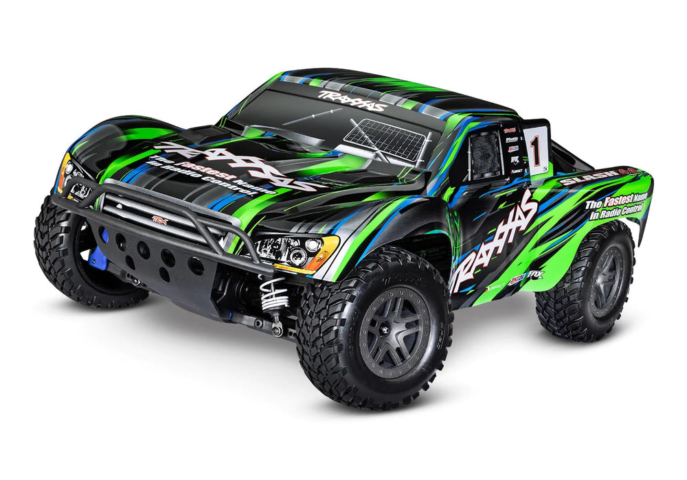 Traxxas TRA68154-4-GRN Slash 4X4 Brushless: 1/10 Scale 4WD Short Course Truck Green