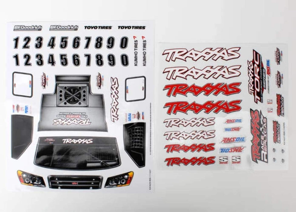 Traxxas TRA7013X Decal Sheets 1/16 Slash 4WD Team Truck