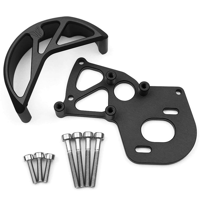 Vanquish Products Black Motor Plate And Gear Guard Vs4-10 Chassis Vps02210 Electric Car/Truck Option Parts VPS02210