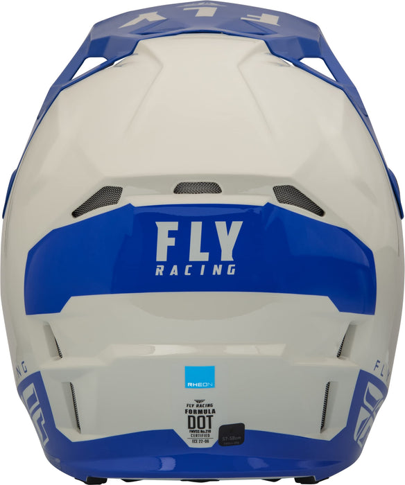 Fly Racing 2023 Adult Formula CP Helmet (Grey/Blue, Medium)