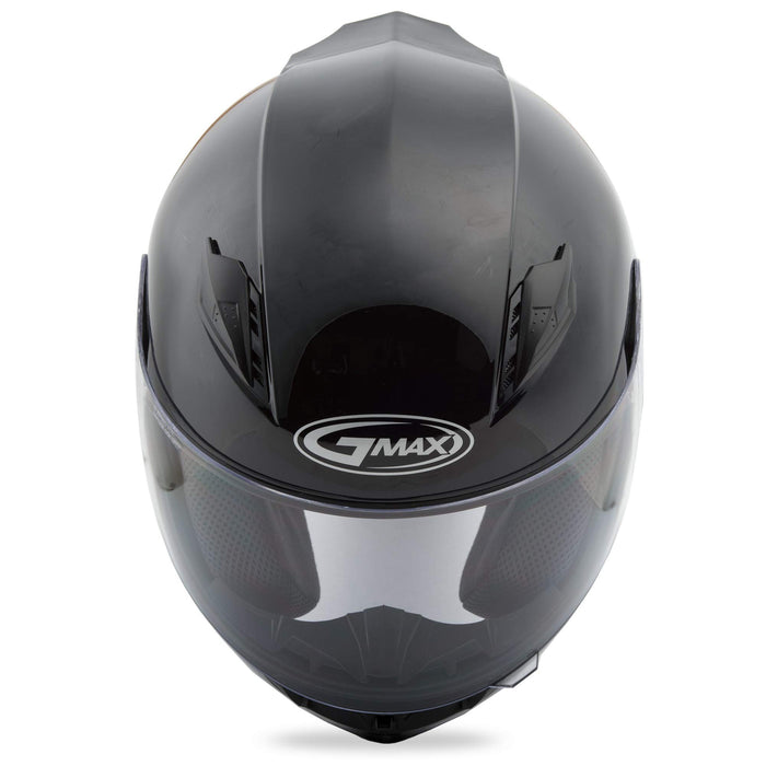 GMAX GM-49Y Youth Full-Face Street Motorcycle Helmet - Black/Large