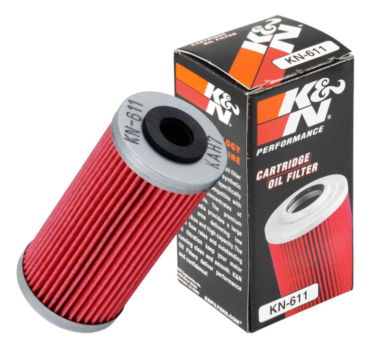 K&N Motorcycle Oil Filter: High Performance, Premium, Designed to be used with Synthetic or Conventional Oils: Fits Select Sherco, Husqvarna Vehicles, KN-611