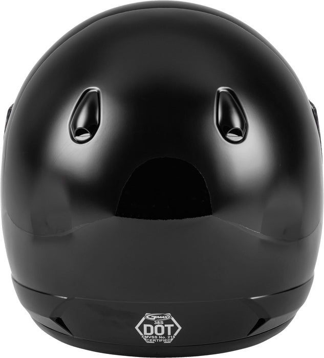 GMAX GM-38, Full-Face Motorcycle Helmet, DOT-Approved for Street Bikes, UTVs and More (Black)